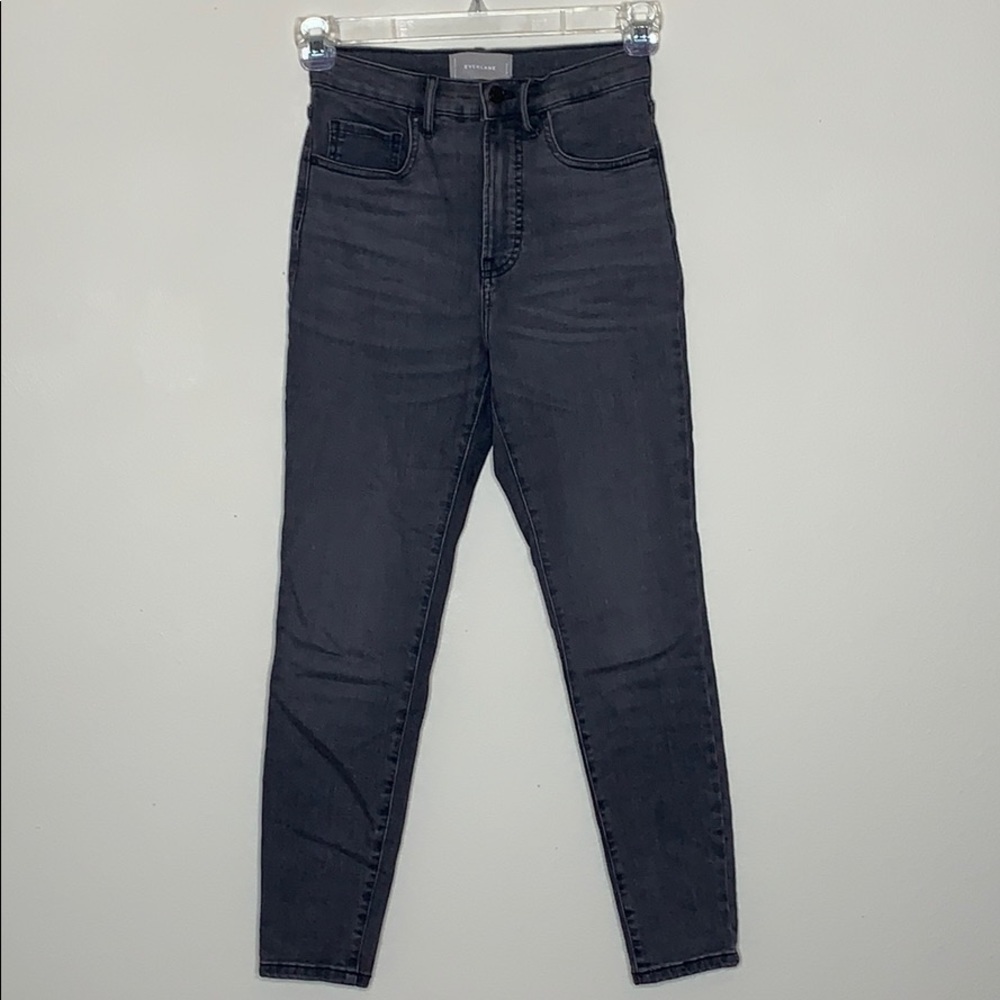 Everlane 26 ankle light black wash jeans